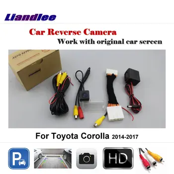 Pentru Toyota Corolla 2014-2017 Masina din Spate Vedere din Spate aparat de Fotografiat Inversă Parcare OEM CAM HD CCD Viziune de Noapte NTSC PAL RCA AUX