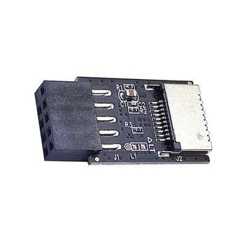 Placa de baza USB2.0 9Pin De TIP-C-O-CHEIE Conector Front Converter USB3.2 TIP-E Interfata Header Adapter