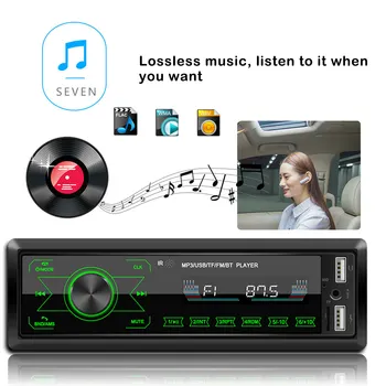 Player Audio Auto cu Ecran Tactil Receptor M10 Playere Auto cu Telecomanda Bluetooth Flash Colorat Excursie în aer Liber