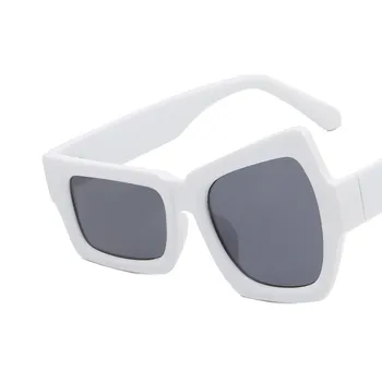 Polarizat ochelari de Soare Pentru Femei, Bărbați Supradimensionate Rășină Neregulate Cadru de Protecție UV400 Ochelari de Soare Petrecere de Club Y2K Ochelari de vedere
