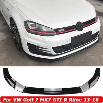 Prelungire Bara fata Spoiler Splitter Body Kit Șorțuri Capacul de Paza Pentru Volkswagen VW Golf 7 MK7 GTI R Rline 2013-2016 Accesorii Auto