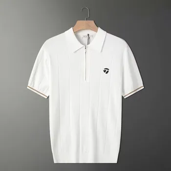 Rever Man T-shirt Golf Poarte Îmbrăcăminte de Înaltă Calitate Business Casual Sport Golf Tricou Polo Golf cel Mai bun Mens de Moda Topuri Golf Uniformă