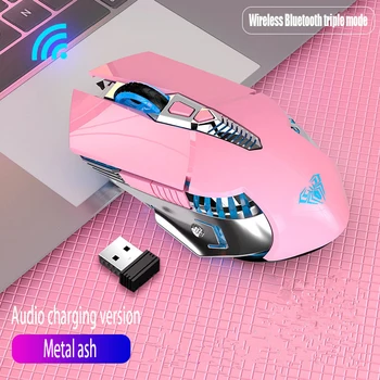 SC200 Bluetooth Modul Dual Mouse-ul Reîncărcabilă Tăcut Laptop Desktop Joc de Calculator de Birou Acasă
