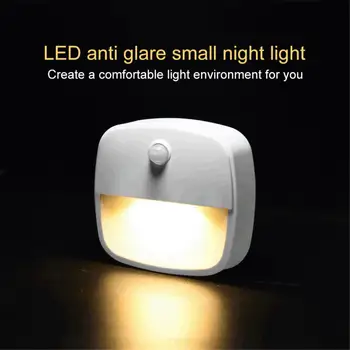 Senzor de mișcare Lumina de Noapte 220V Baterie Detector de Mișcare a CONDUS Lampă de Noapte pentru Dormitor Dulap de Bucătărie Toaletă Scara