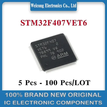 STM32F407VET6 STM32F407VET STM32F407VE STM32F407V STM32F407 407VET6 STM32F40 STM32F4 STM32F STM32 STM ST IC MCU Chip LQFP-100