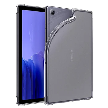 Tableta Caz Pentru Samsung Galaxy Tab A7 10.4 2020 SM-T500/T505/T507 Transparent TPU Flexibile de Protecție Coajă Clar Capacul din Spate