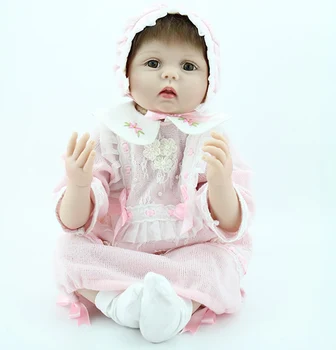 Transport gratuit hotsale realiste de simulare renăscut copil nou-născut păpuși de moda papusa de silicon vinil moale atingere blândă