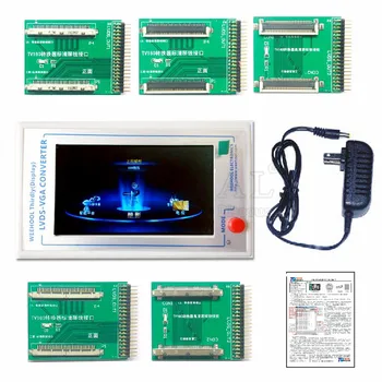 TV160 6-Placa de baza Converter 4.3 Inch Ecran de Afișare Instrumente de Testare Original 6-a Generație LVDS pentru Convertor VGA pentru Reparații TV LCD