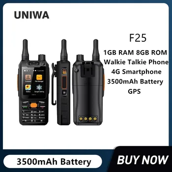 UNIWA F25 Zello Walkie Talkie Telefoane Mobile MTK6735 Quad Core 1GB RAM 8GB ROM GSM/WCDME/LTE Semnal de Rapel de Smartphone-uri Android