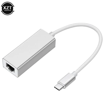 USB de Tip C Ethernet Adaptor placa de Retea USB de Tip C Pentru RJ45 10/100Mbps Lan Cablu de Internet Pentru MacBook PC Windows XP 7 8 10 LUX