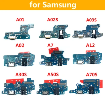 USB de Încărcare Bord Portul de Încărcare Flex Pentru Samsung A02S A03S A12 A02 A30S A50S A01 Core A10S M15 M16 A20S M12 M14 A7