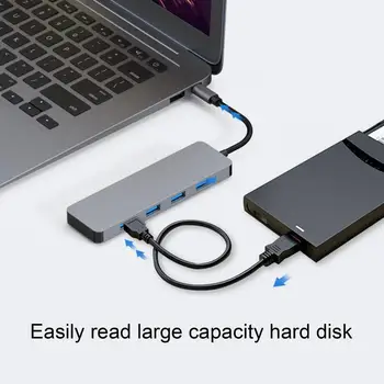 Ușor pe scară Largă Compatibil 5Gbp/s Tip C pentru USB3.0/USB3.2 Docking Station PC Accesorii Laptop Dock Hub-ul de Calculator