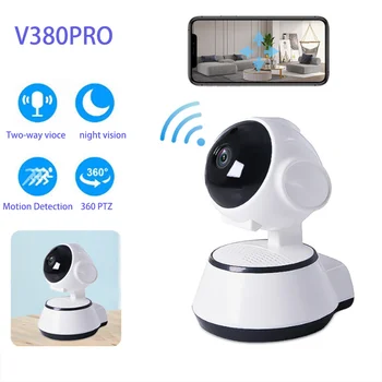 V380pro 1080P IP Baby Monitor Mini 360° Camera Wifi Urmărire Auto Audio cu Două căi de Detectare a Mișcării de securitate de la Distanță Camera de interior