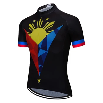 Vara Filipine Jersey Cursa Rutier Sport MTB de Ciclism Jacheta Purta Pro Scurtă Tricou Negru Pentru Munte Mmaillot Ciclismo Îmbrăcăminte