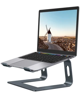 Vertical Suport pentru Laptop Rack Ergonomic din Aluminiu Laptop Suport Laptop Riser Notebook Holder Suport pentru Macbook Pro de Sprijin