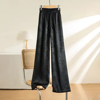 Vintage Largi Picior Pantaloni pentru Femei Streetwear Bottons Direct Tunica, Pantaloni de Moda coreeană Pantalon Femme Pantaloni Largi de Vara