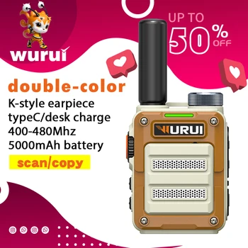 Wurui G63B de emisie-receptie uhf radio cu rază lungă Portabil sunca Amatori Doi-way radio profesional comunicator copii pmr446 de scanare
