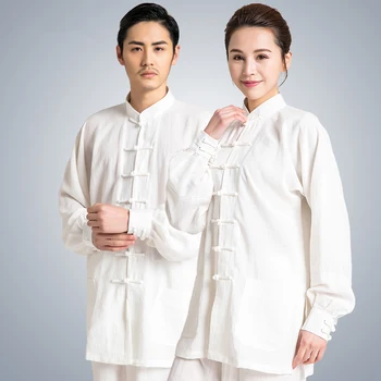 Wushu Îmbrăcăminte Tai Chi Haine Artă Marțială Uniformă Kung Fu Rochie Femei Și Bărbați, Unisex Kun Master Multicolor 2023 Mult Stil Nou
