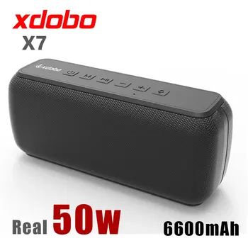 XDOBO X7 6600mAh 50W Difuzor Portabil Bluetooth Wireless Subwoofer de Muzică în aer liber Difuzor Bass Coloana rezistent la apa IPX5 Boombox